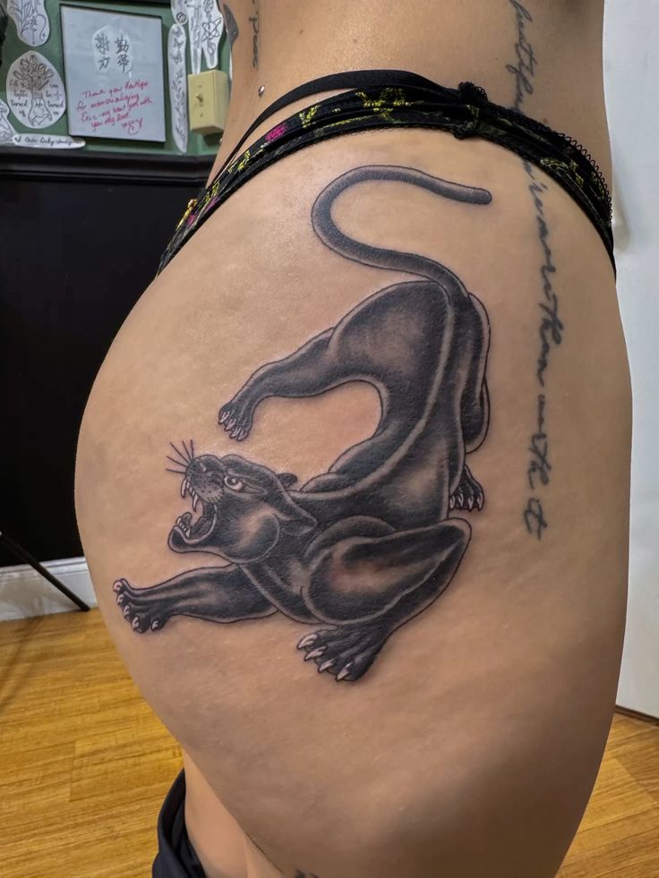 30 Panther Tattoo Ideas for Men and Women Traditional, Neo Traditional, Pink, Black Ink