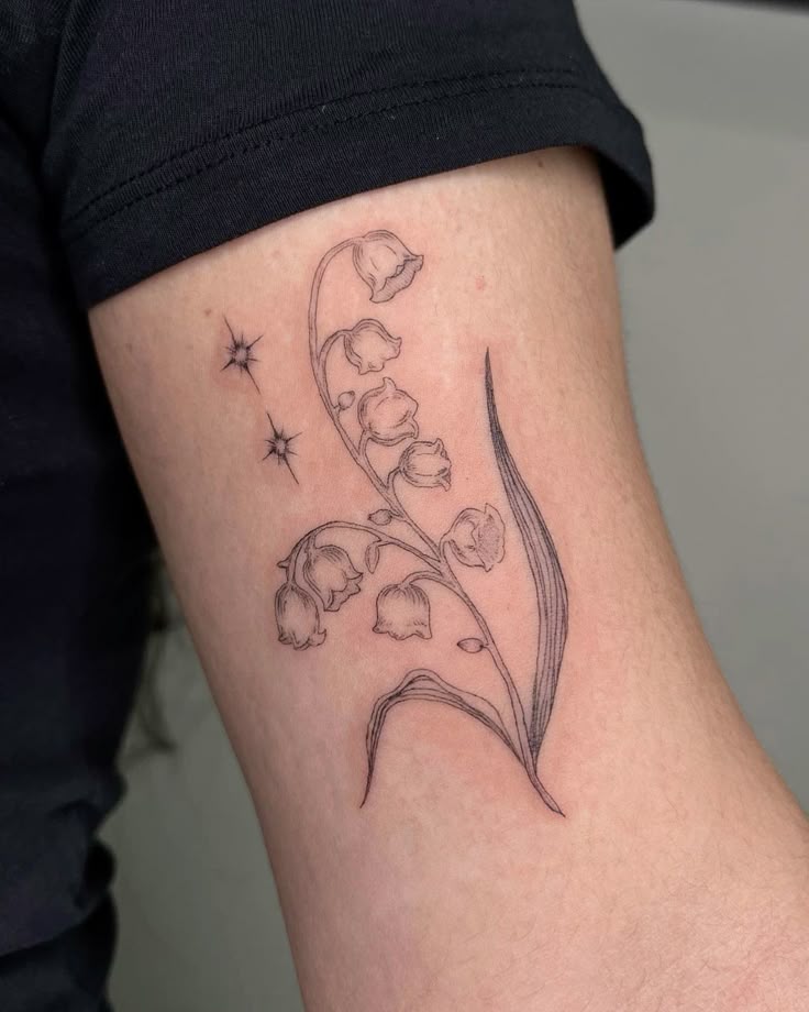 26 Stunning Lily of the Valley Tattoo Ideas