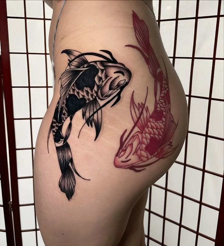 Explore 28 Unique Koi Fish Tattoo Ideas for : Minimalist, Japanese Style, Yin Yang, Fine Line
