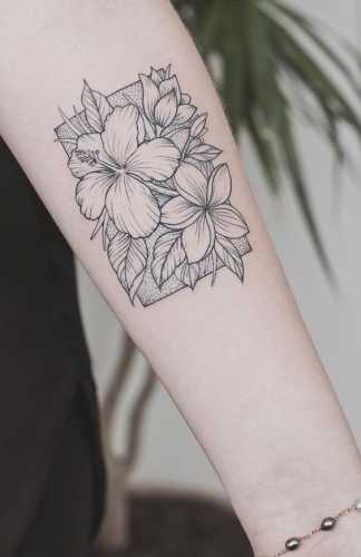 26 Hibiscus Flower Tattoo Ideas