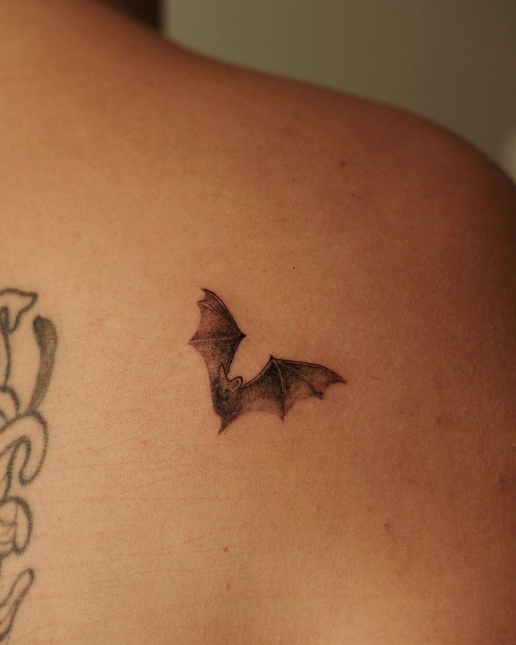 Bat Tattoo 25 Ideas in A Collection of Stencil, Gothic, Old School, and Simple Arm and Chest Tattoos