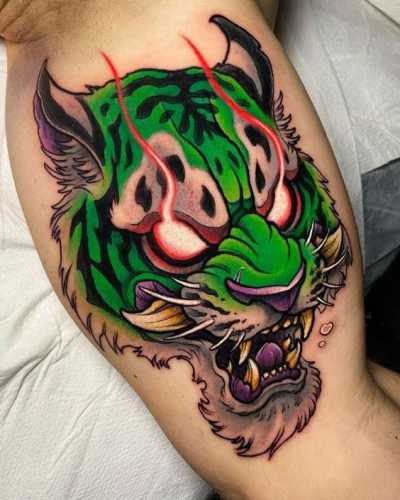 19 Tiger Head Tattoo Ideas