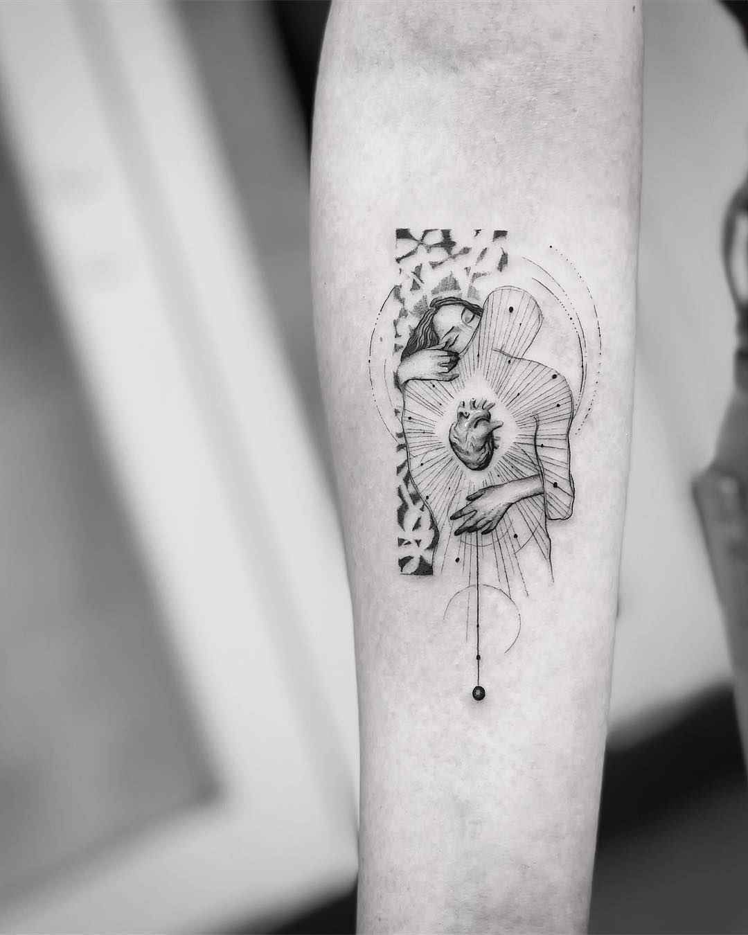 Abstract Tattoo Ideas : 30 Unique Designs, Fineline, Geometric & Black Work Designs