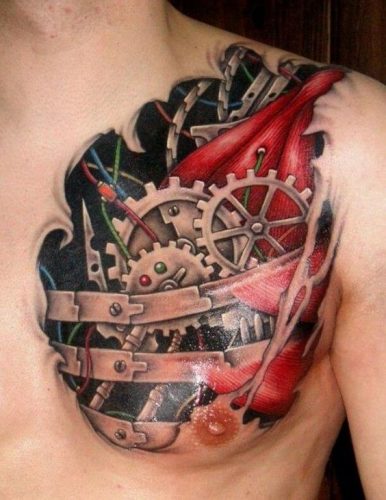 Explore 15 Stunning Gear Tattoo Designs for : Mechanical Mastery & Artistic Innovation