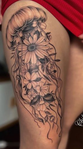 20 Ideas Back of Leg Tattoo Women for