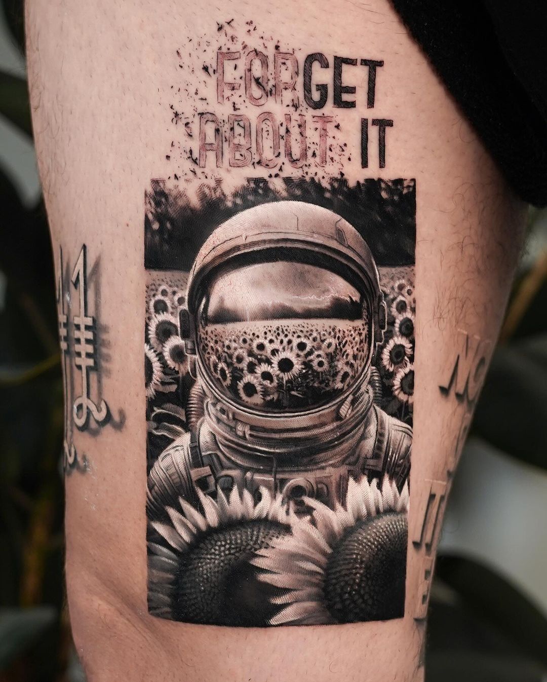 Astronaut Tattoo Ideas for Men and Women Minimalist, Stencil Outline, and Cosmic Designs