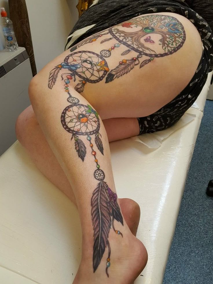 25 Designs for Dream Catcher Tattoos for Women and Men and Traditional Styles