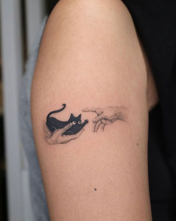 27 Black Cat Tattoo Ideas Realistic, Minimalist, Traditional & Witchy Designs