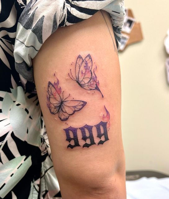 28 Juice WRLD Tattoo Ideas 999 Designs with Butterfly, Lyrics and Simple Matching Tattoo Inspiration