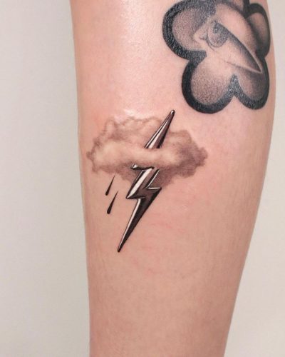 Unleash the Storm: 18 Striking Lightning Bolt Tattoo Designs for Electrifying Expression in