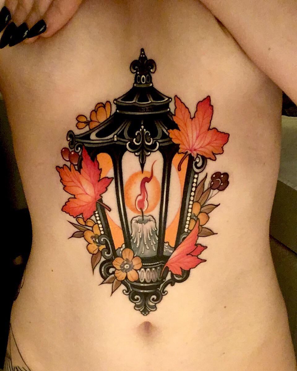 Fall Tattoo 26 Ideas for Women and Men Sleeve Art, Fine Line and Halloween Ink