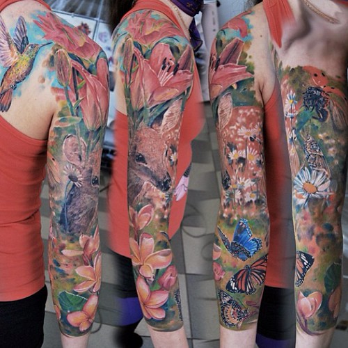 22 Creative Sleeve Tattoo Ideas for Women