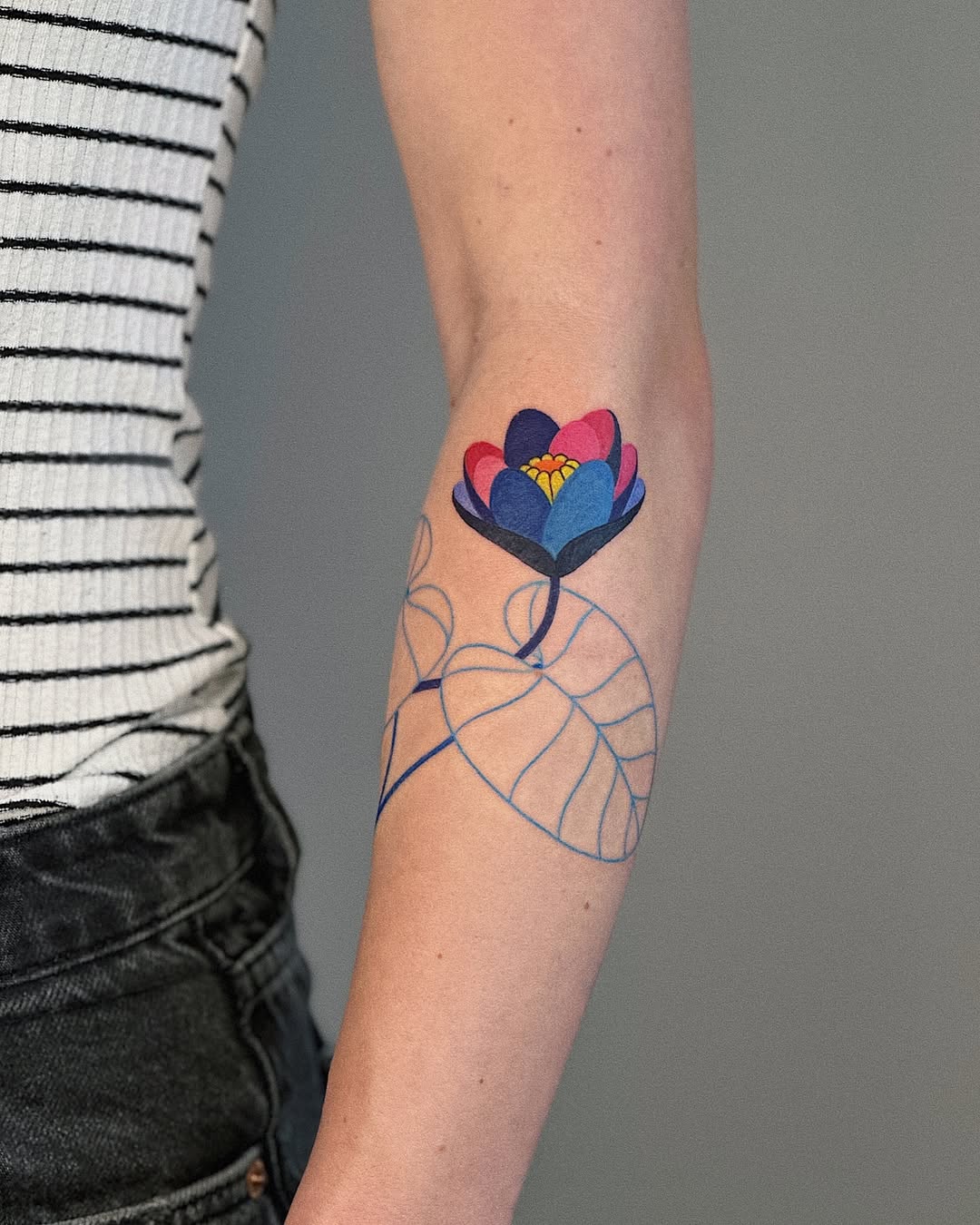 30 Creative Water Lily Tattoos for : Tattoos with Special Meanings