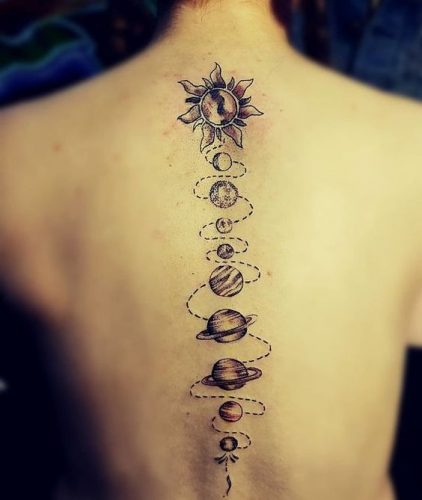 20 Dope Back Tattoo Designs for Women