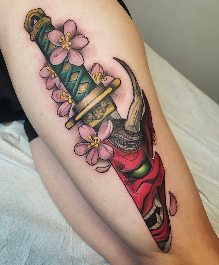 27 Oni Mask Tattoo Ideas Traditional Japanese Designs for Forearm, Chest, Sleeve, and Back