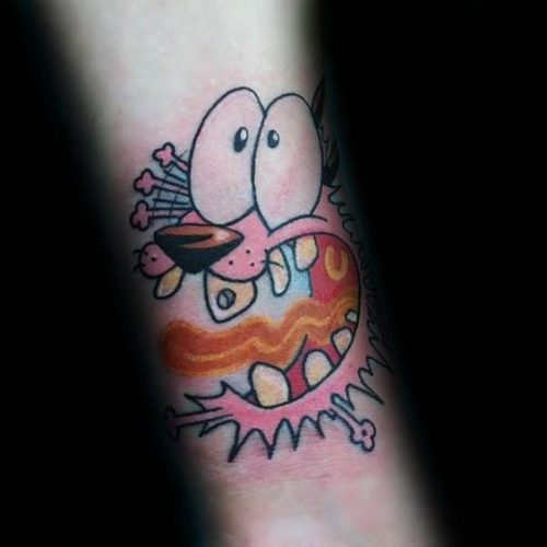 18 Courage the Cowardly Dog Tattoo Ideas