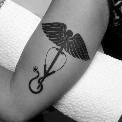 27 Caduceus Tattoo Ideas