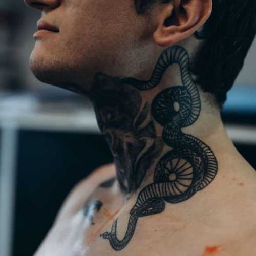 21 Snake Tattoo Neck Ideas for a Unique Touch