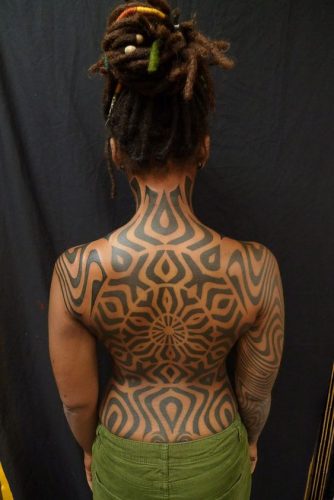 Bold 19 Color Tattoo Ideas for Black Skin