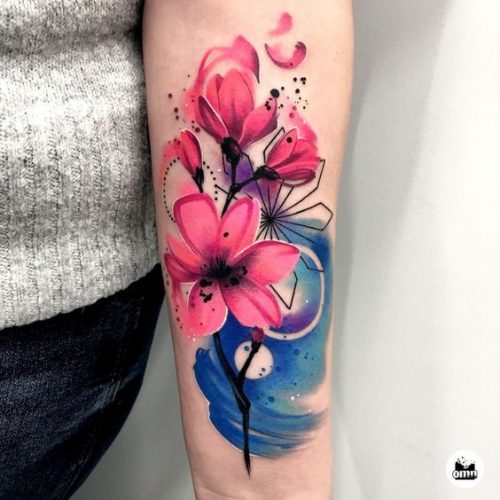 22 Colorful Tattoo Ideas for Women