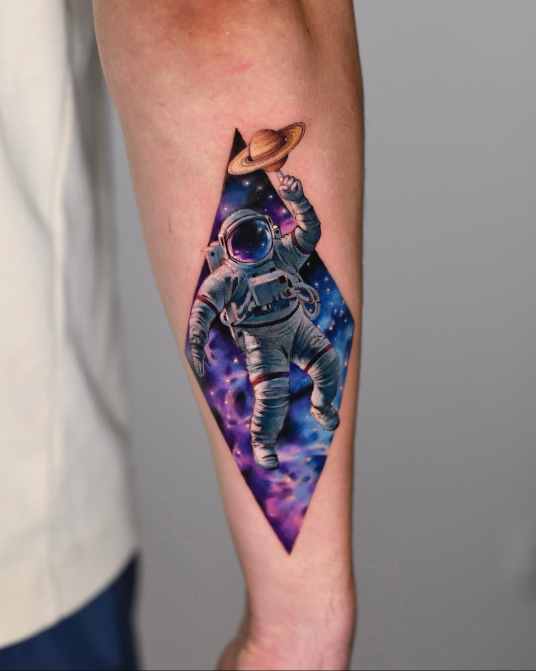 27 Galaxy Tattoo Ideas with Sleeve Designs, Black and Grey, and Cosmic Color Concepts