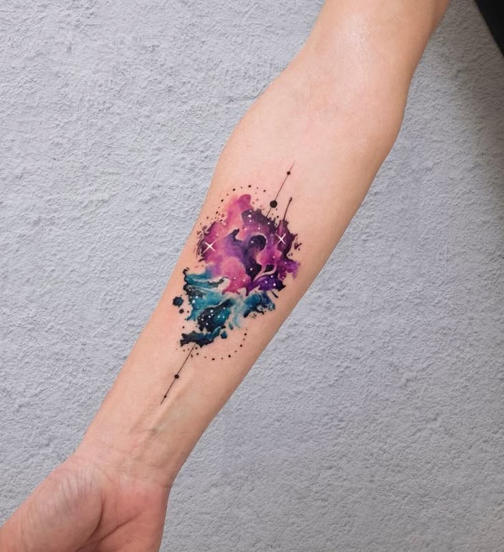 27 Space Tattoo Ideas for Women and Men Galaxy Sleeve Designs, Minimalist Forearm Art