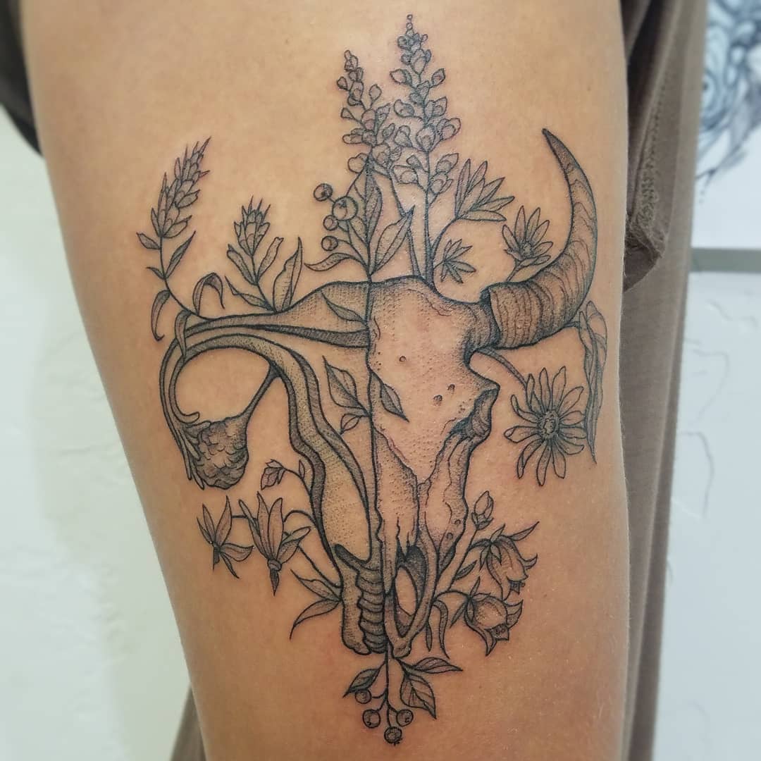 29 Womb Tattoo Ideas for : Floral, Anime, Goth, Succubus, and Symbolic Designs