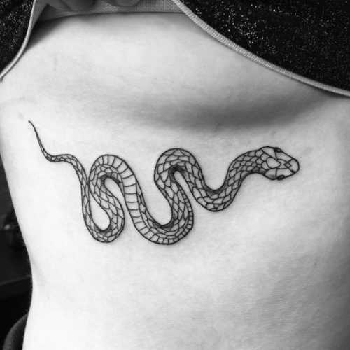 13 Snake Tattoo Ribs Ideas for Striking Art