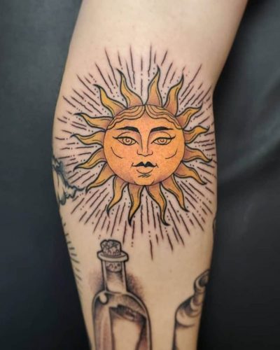 Explore 16 Stunning Sun Tattoo Ideas for : Inspiration for Unique and Symbolic Designs – Discover Now!