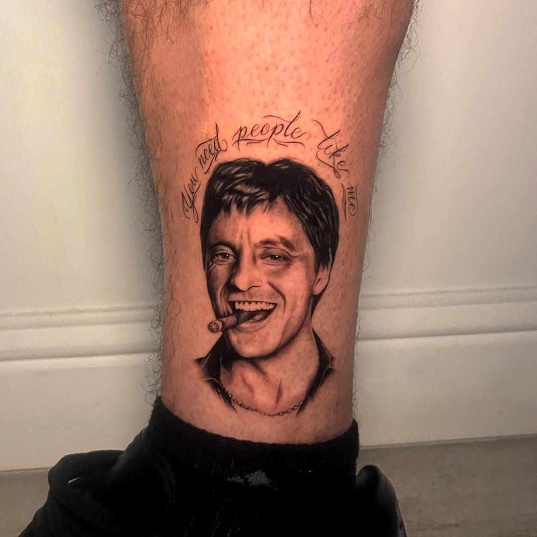 28 Scarface Tattoo Ideas: Turning Tony Montana Into Wearable Cinema
