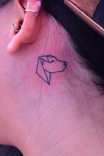 17 Unique Dog Tattoo Ideas for Ears