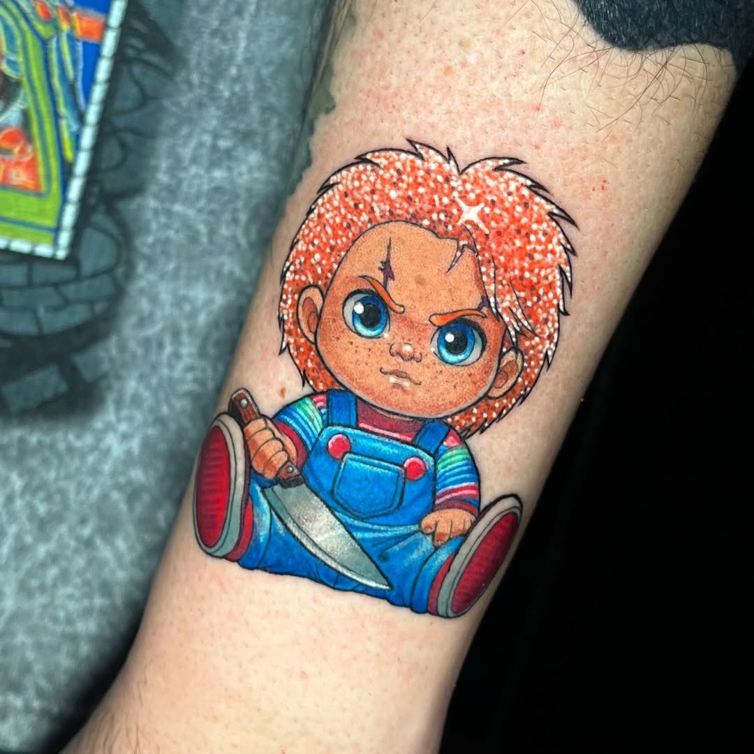 25 Chucky Tattoo Designs That Bring Horror Icons to Life