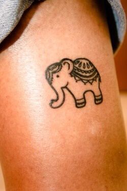 19 Elephant Ankle Tattoos Ideas
