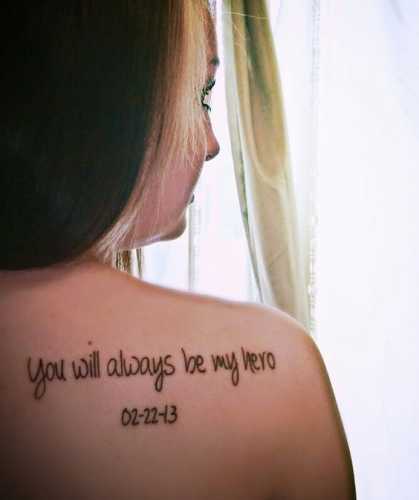 27 Handwriting Tattoo Ideas