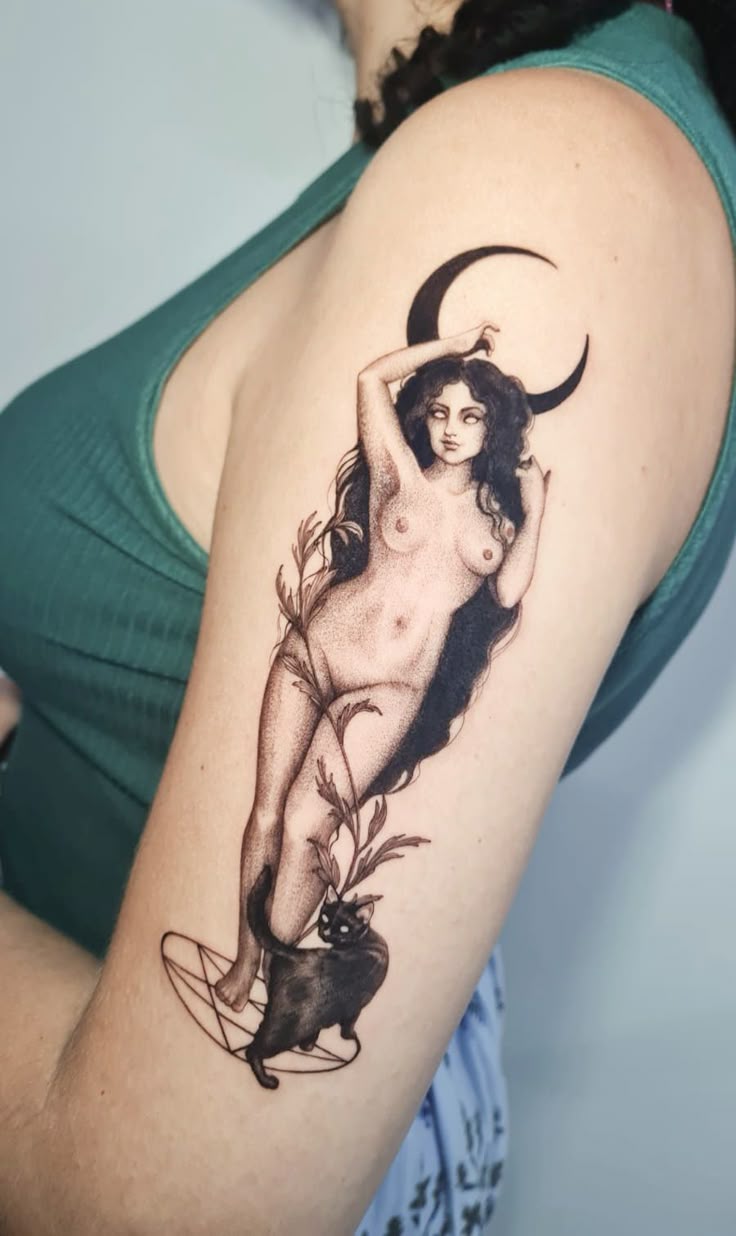 Explore 26 Lilith Tattoo Ideas for : Dark Aesthetic, Black Moon Symbols, Realistic & Blackwork Designs