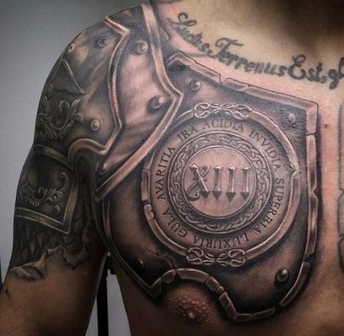 Discover the Ultimate Armor Tattoo Ideas: From Ancient Warriors to Modern Designs – Explore 17 Unique Armor Tattoos