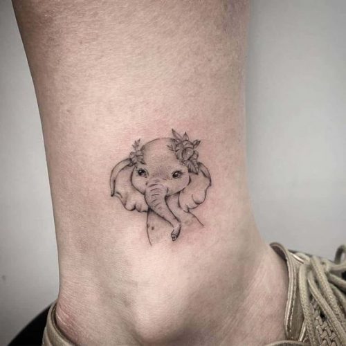 27 Small Elephant Tattoo Ideas