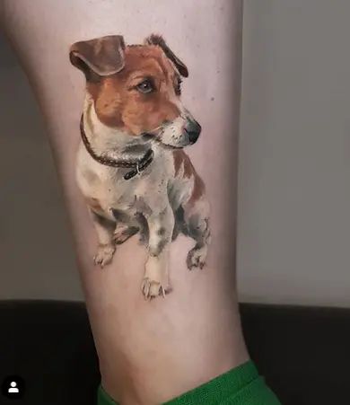 20 Small Dog Tattoo Ideas