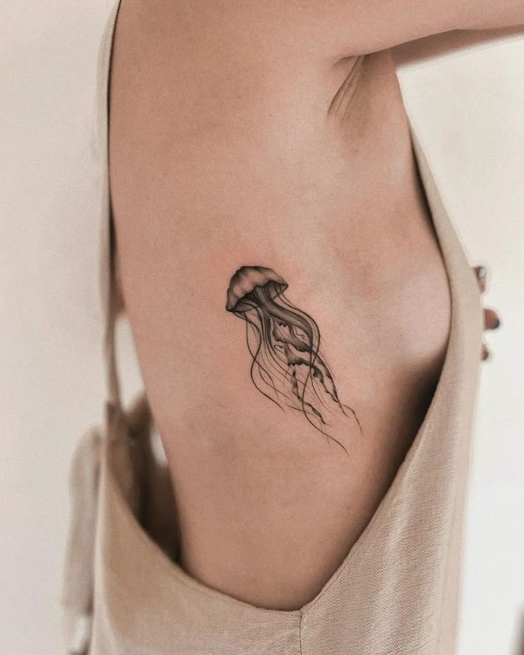 30 Jellyfish Tattoo Designs with Meaning and Style Flowing