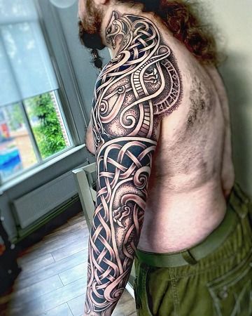 Explore the Best 20 Celtic Warrior Tattoos for : Designs for Men & Women | Stencil Ideas for Strength