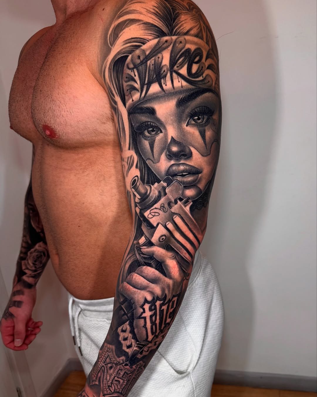 30 Chicano Tattoo Ideas with Lettering, Sleeve Designs, Querubin Art, Flash, Font Alphabet, and Tattoo Inspiration