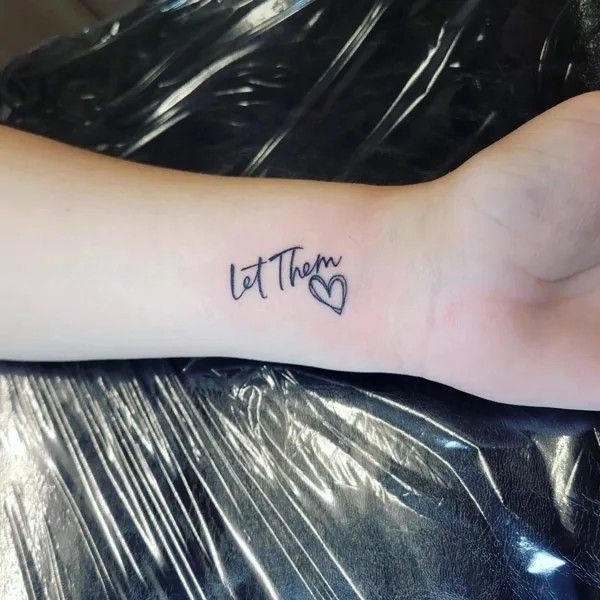 23 Ideas Let Them Tattoo for : Meaningful and Stylish Ink Inspirations