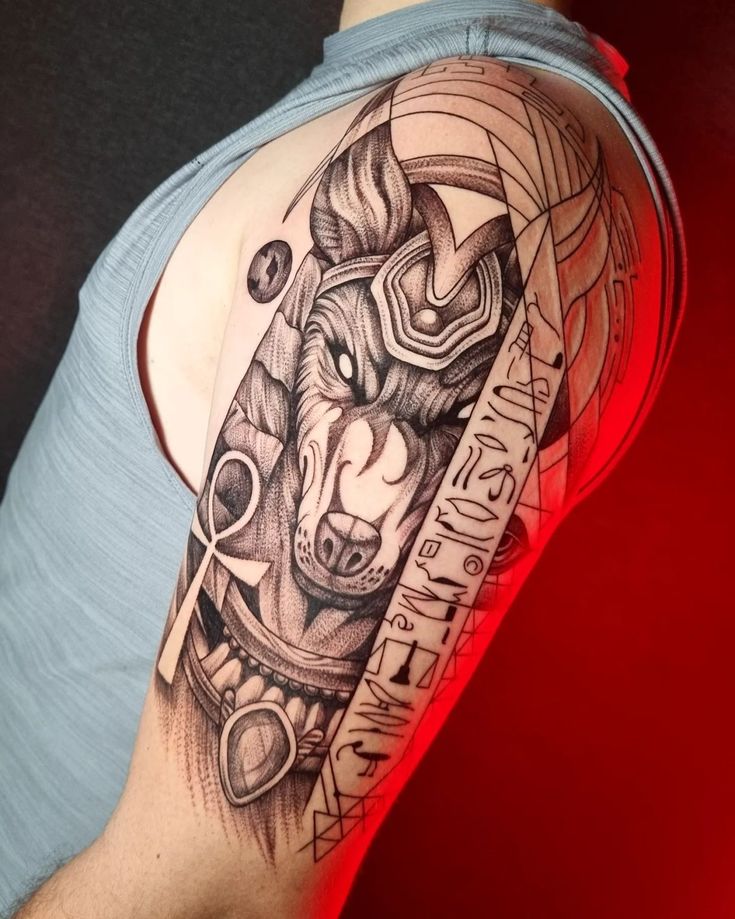 Explore the Most Striking Anubis Tattoo Ideas for : Myth Meets Modern Ink