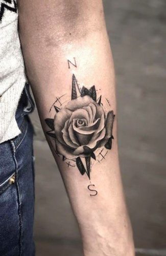 Find Your Direction: 20 Compass Tattoo Ideas for Men