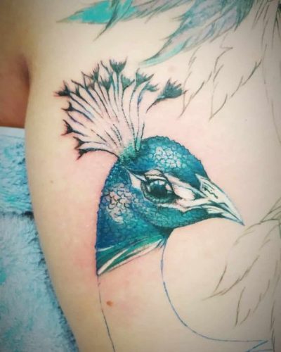 33 Bold Color Tattoo Ideas