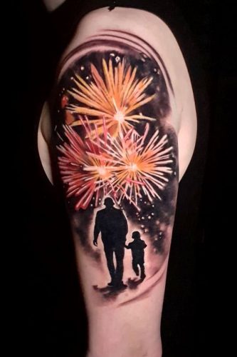 20 Captivating Firework Tattoo Designs for : Ignite Your Skin with Artistic Brilliance