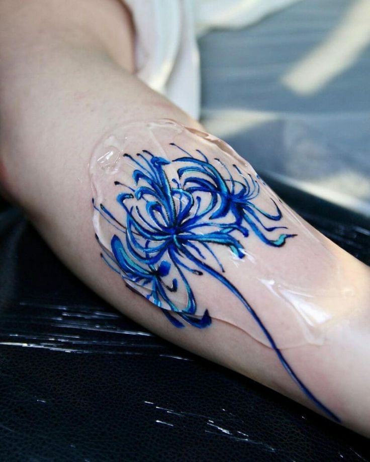 Spider Lily Tattoo 30 Ideas with Traditional Japanese Design, Arm Sleeve, Abstract Meaning