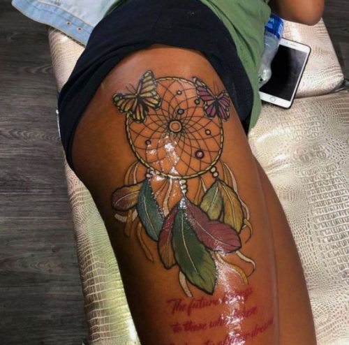 20 Long Live Tattoo Ideas for Dark Skin