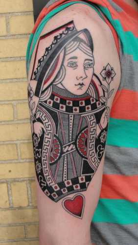15 Queen of Hearts Tattoo Ideas: Royal Designs for Passionate Souls