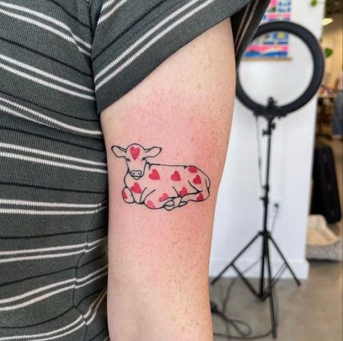 20 Cow Tattoo Small Ideas for